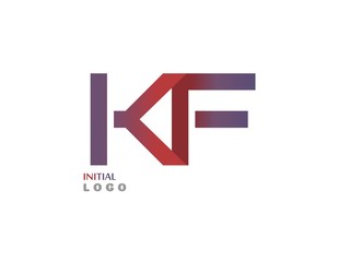 KF Initial Logo for your startup venture