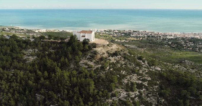 The chapel of Saint Lucy and Saint Benedict was finished in 1690 and is located in Alcala de Xibert in Castellon Spain