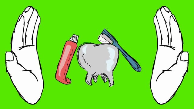 Dental Care - 2D hand drawn animation