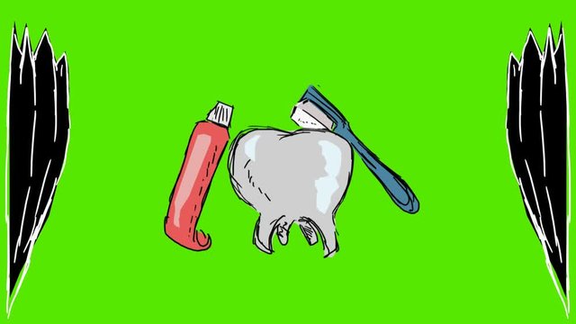 Dental Care - 2D hand drawn animation