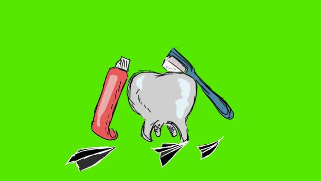 Dental Care - 2D hand drawn animation