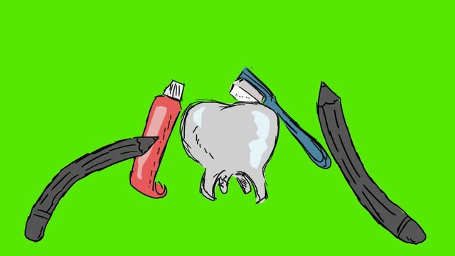 Dental Care - 2D hand drawn animation