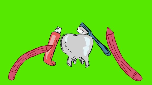 Dental Care - 2D hand drawn animation