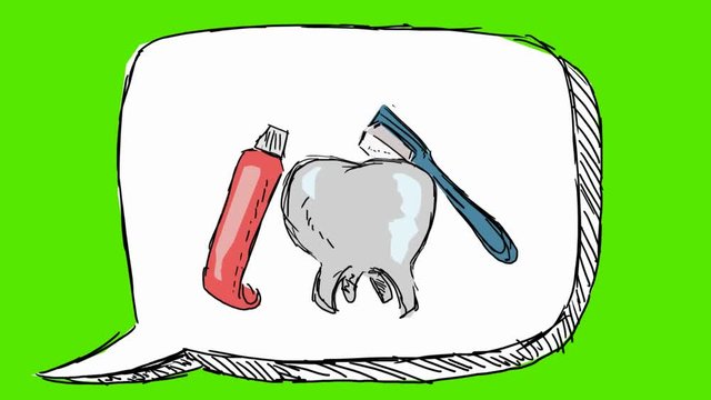 Dental Care - 2D hand drawn animation