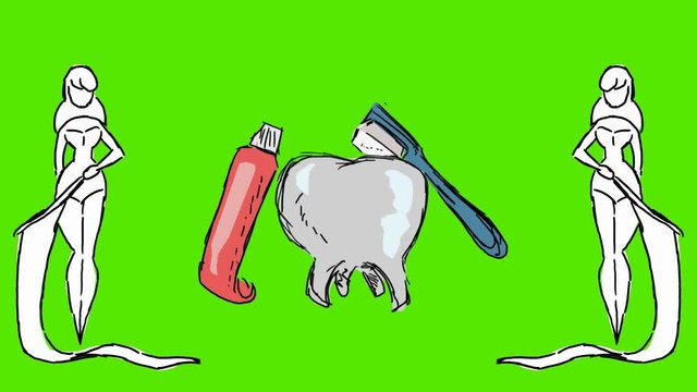 Dental Care - 2D hand drawn animation