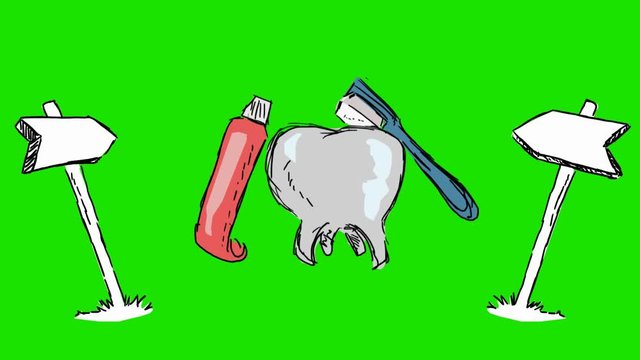 Dental Care - 2D hand drawn animation