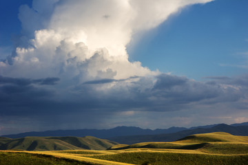 Fototapeta premium storm in the foothills