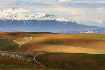 Fototapeta premium autumn in the foothills