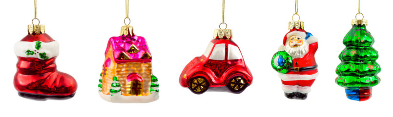 Set of christmas decorations