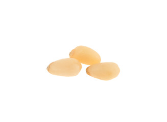 pine nut isolated on white background