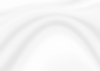 Abstract white background. Satin luxury cloth texture. Smooth elegant silk