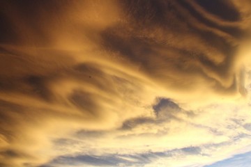 Fototapeta premium dramatic sky with clouds