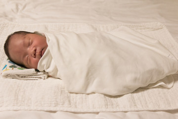aisan newborn baby sleeping