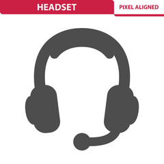 Fototapeta na wymiar Headset Icon