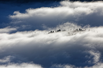 Brouillard dans la vallée