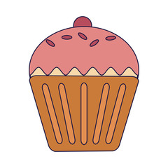 Cupcake delicious dessert