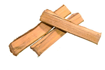 firewood isolated on white background