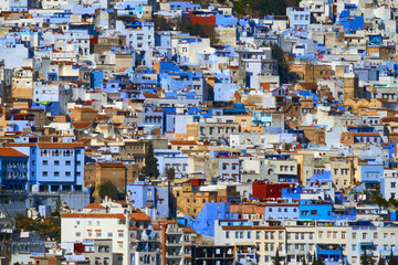 Blue city Chefchaouen in Morocco