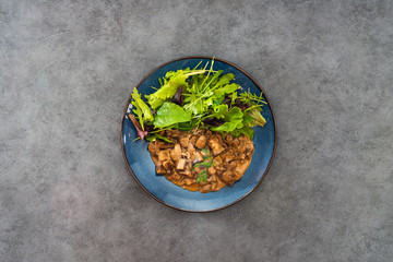 Beef kidneys with Madeira sauce
