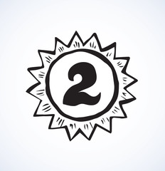 Medal. Vector drawing