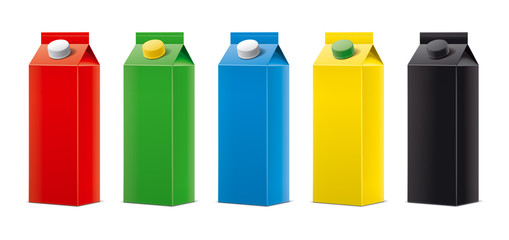 Mockups for packaging drinks. Version