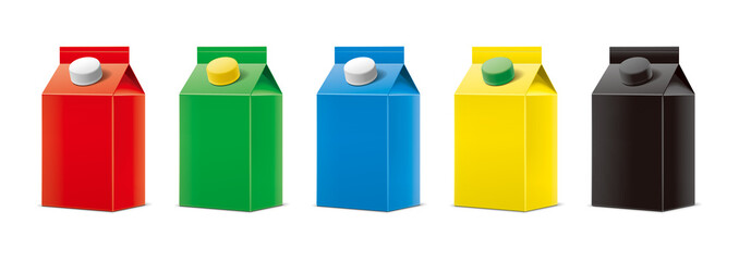 Mockups for packaging drinks. Version