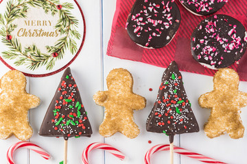 Marshmallows for Christmas holiday.