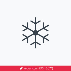 Snowflake Icon / Vector
