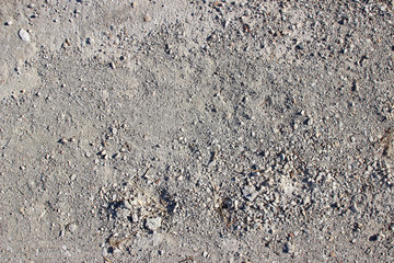 Country dirt road surface detail dry cement concrete abstract close up