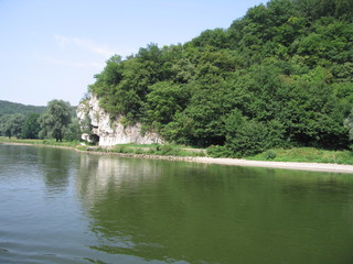 Felsen an der Donau