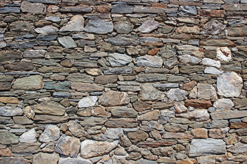 Stone wall surface texture close up detail