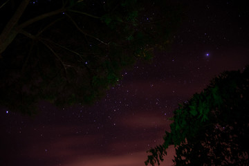 Fototapeta na wymiar stars in the night