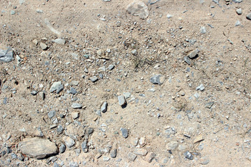 Dirt road surface detail dry soil earth abstract close up