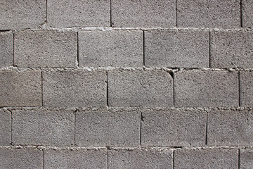 Obraz premium Grey brick wall close up detail