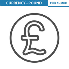 Currency - Pound Icon