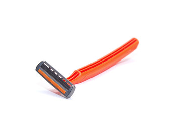 Razor shaving machine isolated on white background. Side view