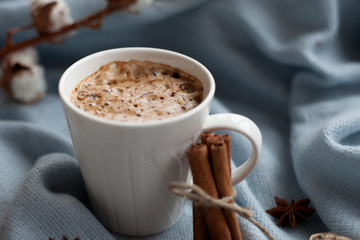 Christmas drink with spices
