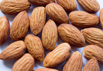 Almond close up. Background image