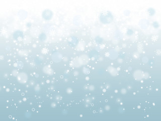 Christmas background with snowflakes
