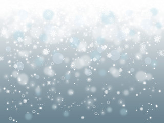 Christmas background with snowflakes