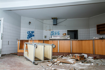 Zerst&ouml;rtes Lokal