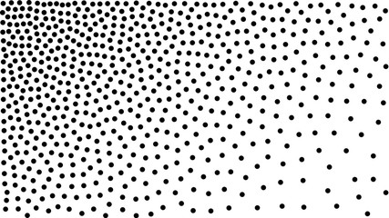 Halftone gradient pattern vector illustration. Black white dotted halftone texture. Pop Art black white halftone Background. Background of Art.