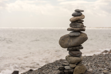 Stones on the beach