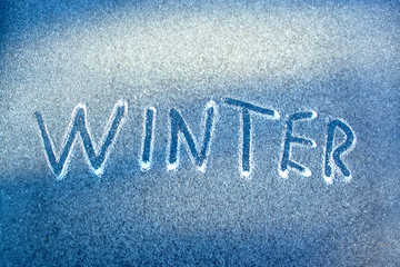 Winter inscription