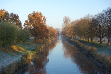 Herbst am Niersufer bei Grefrath Oedt