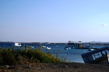Fototapeta na wymiar Port de pêche de la ville d’El Quseir (Mer Rouge- Haute Egypte) 