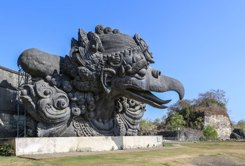 Fototapeta na wymiar Bali, Bird Statue in the Garuda Wisnu Cancun Cultural Park
