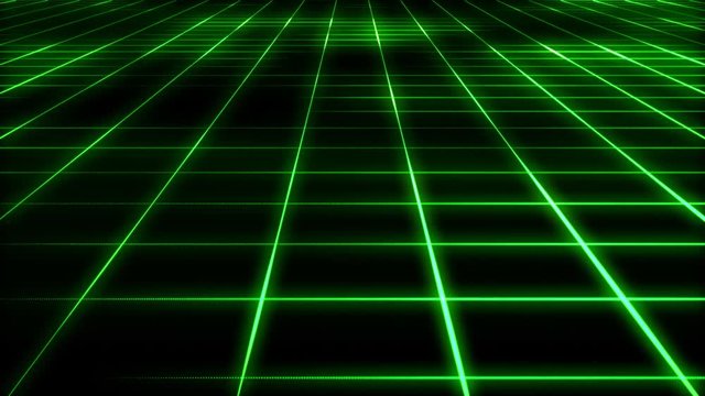 Abstract Technology Grid Background Loop/ 4k animation of an abstract minimal cyberspace grid background seamless looping
