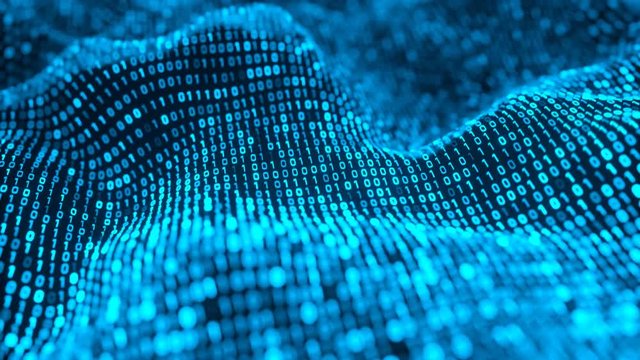 4K Abstract Binary Matrix