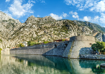 Old fortress in the city of Kotor